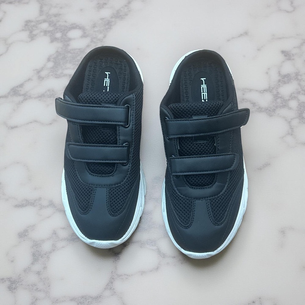 HEEZ Unisex Slip-in Fashion Sneakers Breathable Casual Athletic Shoe Size  8 1/2